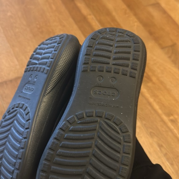 Crocs women’s platform sandal black size 6 - Picture 3 of 3